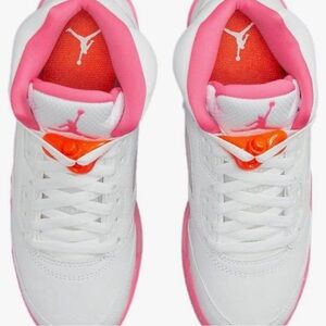 AIR JORDAN 5 RETRO GS WNBA Pinksicle Safety Orange (GS)
